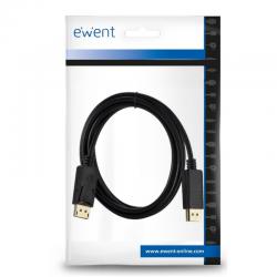 Ewent Cable Displayport 4k @ 60hZ, A/A AWG28, 1mt